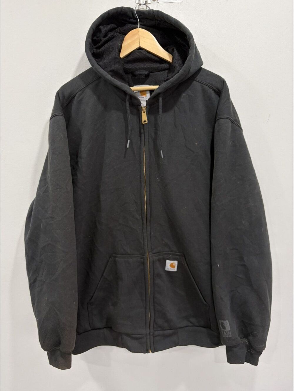 Vintage Carhartt Thermal Lined Hoodie Sweater zip up